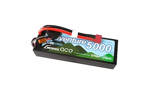 Gens Ace G-Tech Adventure 7.4V 5000mAh 100C Hard Case LiPo Battery image 107598
