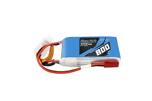Gens Ace 7.4V 800mAh 45C Soft Case LiPo Battery image 107669