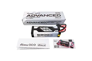 Gens Ace G-Tech Advanced 11.4 5300mAh 100C HV Hard Case LiPo Battery image 107692