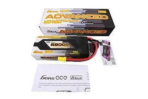 Gens Ace G-Tech Advanced 11.4V 6500mAh 100C HV Hard Case LiPo Battery image 107704