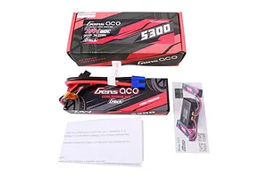 Gens Ace G-Tech 7.4V 5300mAh 60C Hard Case LiPo Battery image 107730
