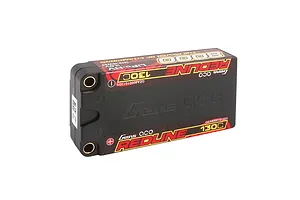 Gens Ace Redline 8000mAh 130C 3.8V LiPo HV hard case battery pack with gold-plated connectors.