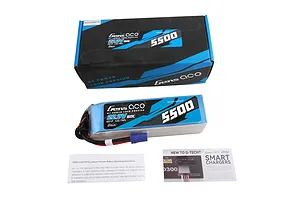 Gens Ace G-Tech 22.2V 5500mAh 60C Soft Case LiPo Battery image 107789