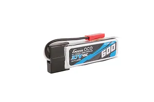 Gens Ace 3.7V 600mAh 45C Soft Case LiPo Battery image 107823