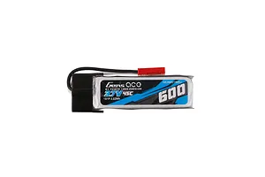 Gens Ace 3.7V 600mAh 45C Soft Case LiPo Battery image 107826