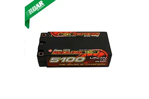 Gens Ace Redline 7.6V 5100mAh 130C HV Shorty Hard Case LiPo Battery image 107873