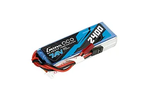 Gens Ace 7.4V 2400mAh RX Soft Case LiPo Battery image 107899