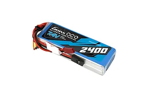 Gens Ace 7.4V 2400mAh RX Soft Case LiPo Battery image 107901