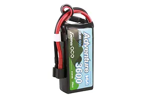 Gens Ace G-Tech Adventure 11.4V 3600mAh 60C HV Soft Case LiPo Battery image 107914