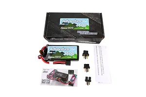 Gens Ace G-Tech Adventure 11.4V 3600mAh 60C HV Soft Case LiPo Battery image 107918