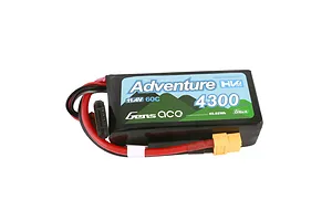 Gens Ace G-Tech Adventure 11.4V 4300mAh 60C HV Soft Case LiPo Battery image 107920