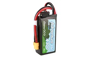 Gens Ace G-Tech Adventure 11.4V 4300mAh 60C HV Soft Case LiPo Battery image 107922