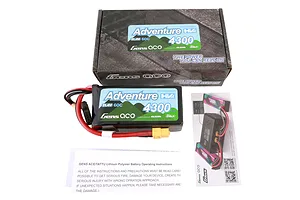 Gens Ace G-Tech Adventure 11.4V 4300mAh 60C HV Soft Case LiPo Battery image 107923