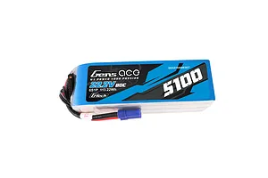 Gens Ace G-Tech 22.2V 5100mAh 80C Soft Case LiPo Battery image 107926