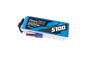 Gens Ace G-Tech 22.2V 5100mAh 80C Soft Case LiPo Battery image 107931
