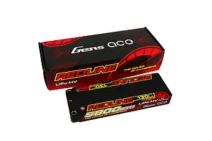 Gens Ace 7.6V 5800mAh 130C Hard Case LiPo Battery image 107966