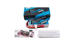 Gens Ace G-Tech 14.8V 2200mAh 45C Soft Case LiPo Battery image 108023