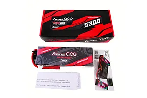 Gens Ace G-Tech 7.4V 5300mAh 60C Hard Case LiPo Battery image 108099