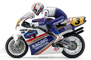 Kyosho 1/8 Honda NSR500 1991 Hanging On Racing Electric RC Motorcycle Kit image 108177