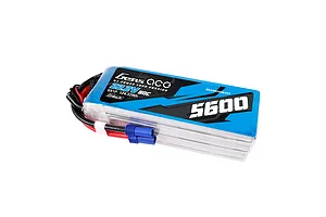Gens Ace 22.2V 5600mah 80C 6S Soft Case LiPo Battery image 108257