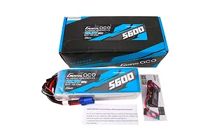 Gens Ace 22.2V 5600mah 80C 6S Soft Case LiPo Battery image 108260