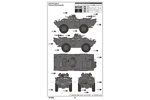 Trumpeter 1/72 M706 Commando Armoured Car Scaled Plastic Model Kit image 3