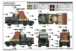 Trumpeter 1/35 M915 Gun Truck Scaled Plastic Model Kit image 108514