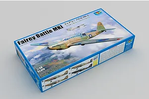 Trumpeter 1/48 Fairey Battle Mk1 Light Bomber Scaled Plastic Model Kit image 108524