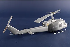 Trumpeter 1/35 Bell UH-1B Huey Iroquois Helicopter Scaled Plastic Model Kit image 108549