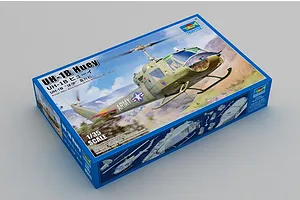 Trumpeter 1/35 Bell UH-1B Huey Iroquois Helicopter Scaled Plastic Model Kit image 108557