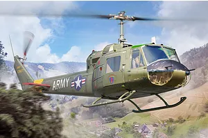 Trumpeter 1/35 Bell UH-1B Huey Iroquois Helicopter Scaled Plastic Model Kit image 108559