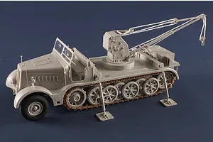 Trumpeter 1/35 Schwerer Zugkraftwagen 18t Half Track with 6t Billstein-Crane Sd.Kfz.9/1 Scaled Plastic Model Kit image 108592