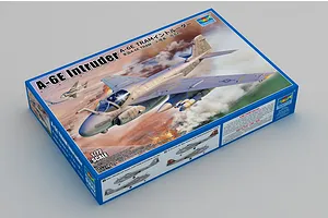 Trumpeter 1/72 A-6E TRAM Intruder Attack Aircraft Scaled Plastic Model Kit image 108616