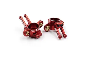 Yeah Racing Aluminium Steering Hubs 2Pcs - Red image 108709