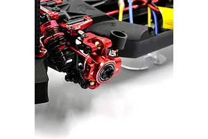 Yeah Racing Aluminium Steering Hubs 2Pcs - Red image 108712