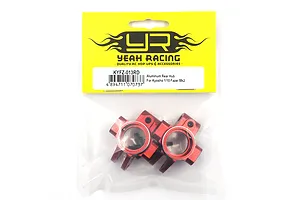 Yeah Racing Aluminium Rear Hubs 2Pcs - Red image 108715