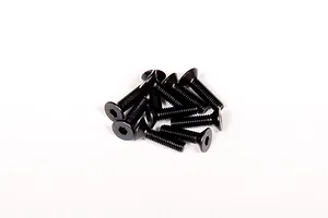 Axial 3x12mm Fine Thread Countersunk Head Screws 10Pcs