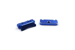 Yeah Racing Aluminium Front and Rear Suspension Mount Set - Dark Blue image 6