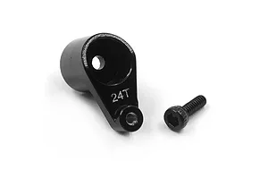 Yeah Racing Aluminium 24T Servo Horn - Black