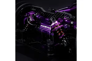 Yeah Racing Aluminium Conversion Kit - Magenta image 108814