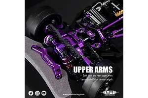 Yeah Racing Aluminium Conversion Kit - Magenta image 108821