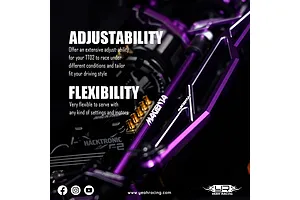 Yeah Racing Aluminium Conversion Kit - Magenta image 108822