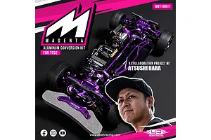 Yeah Racing Aluminium Conversion Kit - Magenta image 108825