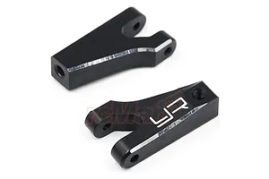 Yeah Racing Aluminium Front Upper Suspension Arms 2Pcs - Black image 108827