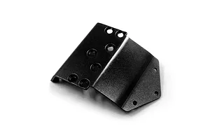 Yeah Racing Aluminium Front Bumper Skid Plate - Black