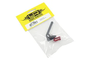 Yeah Racing Steel Winch Heavy Anchor and D-Ring - Black/Red image 108865