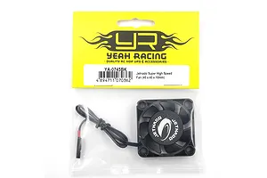 Yeah Racing 40x40x10mm Charcoal 400 Super High Speed Cooling Fan image 108869