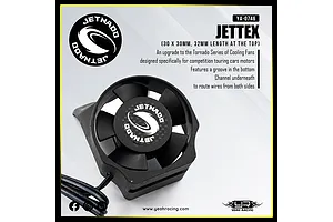 Yeah Racing 30x10mm Jetnado Jettex 300 Shrouded Super High-Speed Fan - Black image 108875