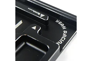 Yeah Racing Aluminium 1/10 Set-Up System Tray - Black image 108885