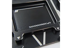 Yeah Racing Aluminium 1/10 Set-Up System Tray - Black image 108886